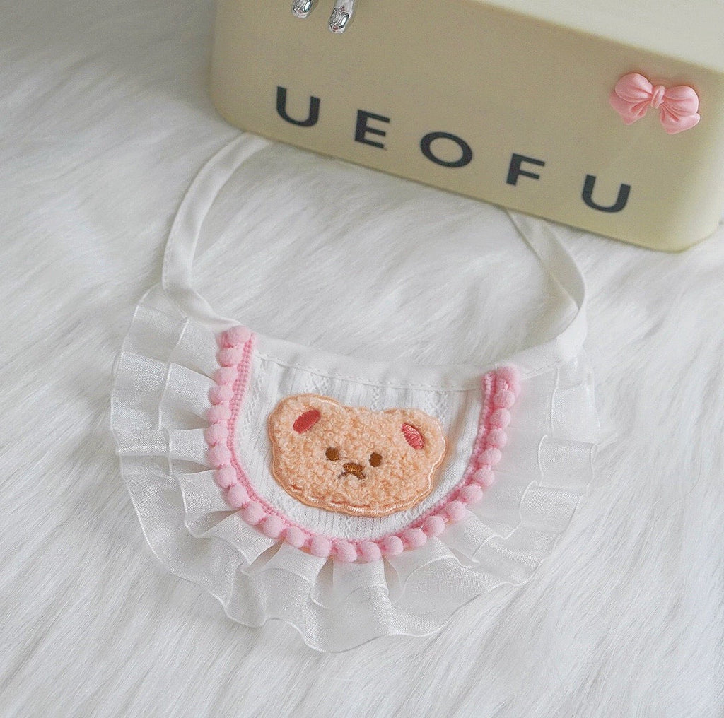 Pink Bow Dog Cat Bandana Bibs – PawsProse
